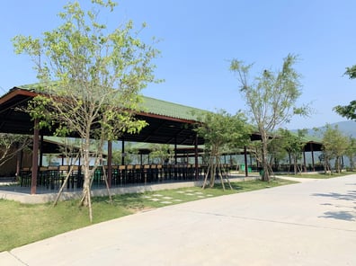 ホアビン省墓地公園(ベトナム)-待合施設1